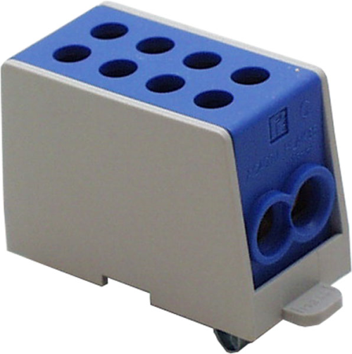 Hauptleitungs-Abzweigklemme M2, 35/25mm²,1-polig, blau | 2 Eingänge, 2 Ausgänge |