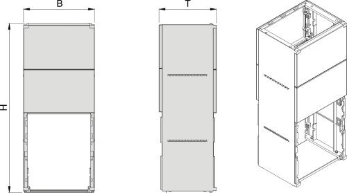 KF-106 Sockel, BxHxT=1058x949x320, Hw=941