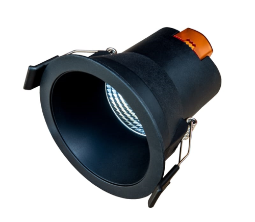 Tronix Downlight LED Spot | schwarz | 6W | 4000K | 480lm | dimmbar | DMxH: 81x79mm | Ausschnitt: 68mm