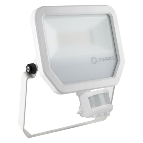 LED Floodlight outdoor weiß | 230V | 5500lm | warmweiß 3000K | 50W | Abstrahlwinkel: 100° | IP65 | Ra>80% | mit Bewegungsmelder und Tageslichterkennung