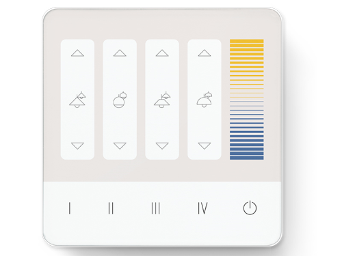 DALI-2 Touchpanel PS-G05A mit Busversorgung DALI PS (70mA)