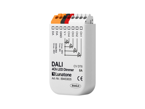 DALI 4Ch LED Dimmer 8A