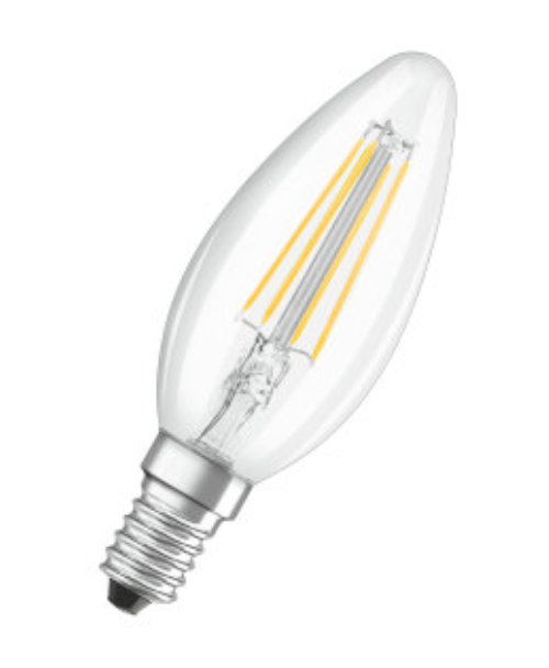 LED-Glühfaden Lampe, Osram Parathom Retrofit Classic B40, 230V, E14, 4W (40W), neutralweiß 4000K, 470lm, DMxH=35x100mm