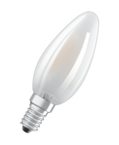 LED-Glühfaden Lampe matt, Osram Parathom Retrofit Classic B25 FR, 230V, E14, 2,5W (25W), warmweiß 2700K, 250lm, DMxH=35x97mm, matt