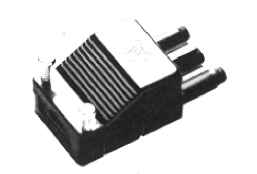 Lesostar-Stecker für Flachkabel 18/3, schwarz