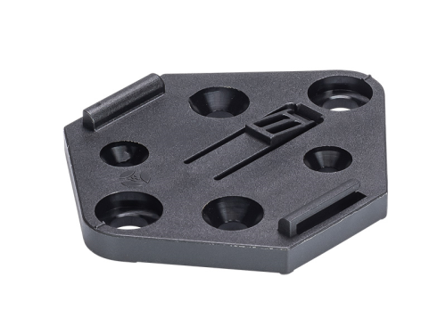 GESIS MINI IP+ | Befestigungsplatte für Verteilerbaustein 1E2A schwarz |