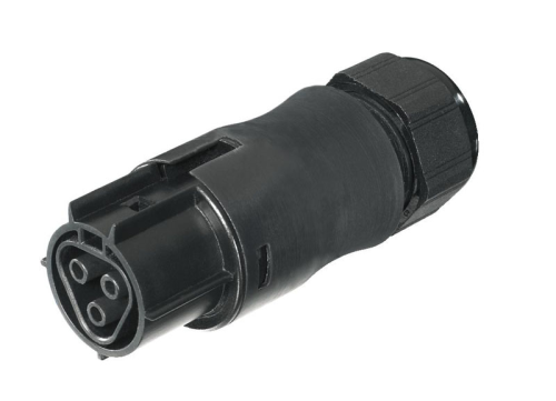 GESIS IP+ Kupplung mit Schraubk. schwarz