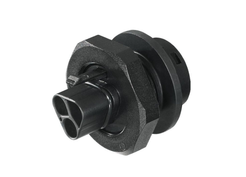 GESIS IP+ Einbaustecker M25 schwarz