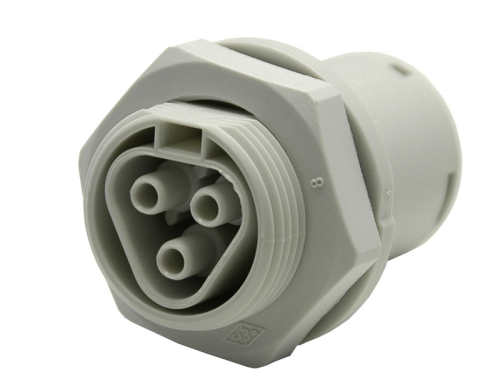 GESIS IP+ Einbaukupplung M25 grau