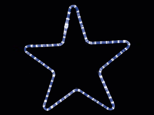 Stern – Lichtschlauch – blau – klein