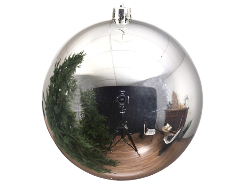 Kugel silber glänzend, DM=20cm