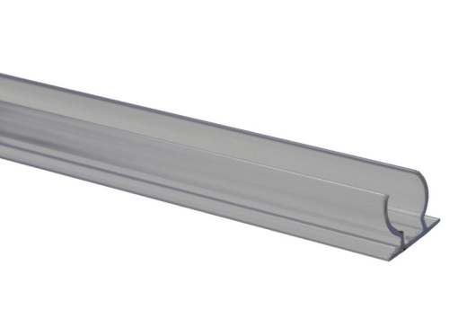 Kunststoffprofil PVC 13mm mit Klebeband VHB