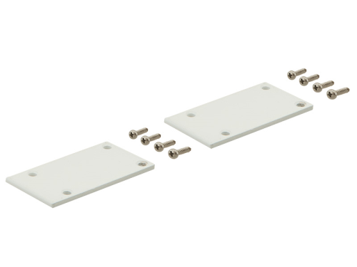 ABVERKAUF: Endstück für Lichtkanal Cove Light (2 Stück) weiß lackiert