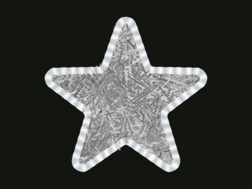 Stern - proSYSTEM - silber, eisweiß