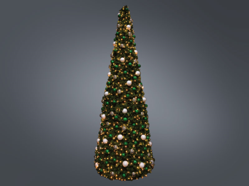 Christbaum – Kombination Grün - 4600x1000x1000