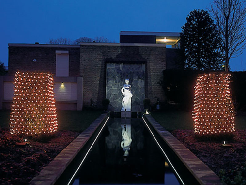 Web Light LED | 230V | 50W | 750 LEDs | 3200K | warmweiß | BxH: 3x3m | IP44 |