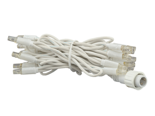 ProSystem Modular LED 230V | Endstring 3m | 4,6W | 27+3 blink LEDs | eisweiß | weiß | IP44 |