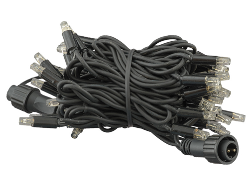 ProSystem Modular LED 230V, Verbindungsstring 5m, 7W, 50 LED, kaltweiß, schwarz, IP44