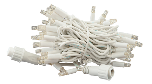 ProSystem Modular LED 230V, Verbindungsstring 5m, 7W, 45 LED+5 blink LED, warmweiß, weiß, IP44