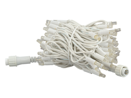 ProSystem Modular LED 230V | Verbindungsstring 10m | 14W | 100 LED | kaltweiß | Kabel weiß | IP44 |