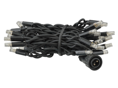 ProSystem Modular LED 230V, Endstring 2,25m, 3,8W, 25 LED, kaltweiß, schwarz, IP44