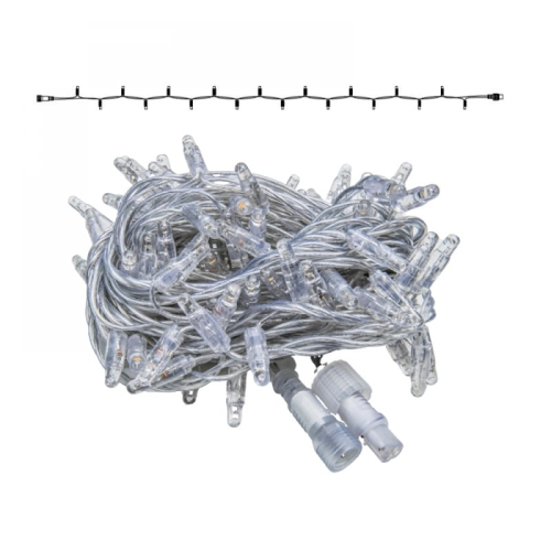 System36 Lichterkette | Verbindungsstring | 10m | 100 LEDs | 6,8W | 36VDC | warmweiß | Kabel transparent | IP65 |