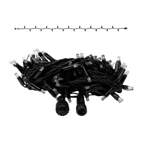 System36 Lichterkette | Verbindungsstring | 10m | 100 LEDs | 6,8W | 36VDC | kaltweiß | Kabel schwarz | IP65 |