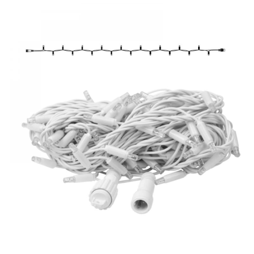 System36 Lichterkette | Verbindungsstring | 10m | 100 LEDs | 6,8W | 36VDC | kaltweiß | Kabel weiß | IP65 |