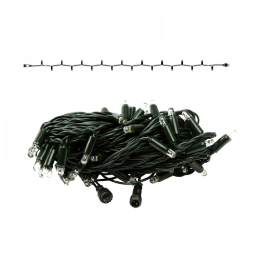 System36 Lichterkette | Verbindungsstring | 10m | 70 LEDs | 3W | 36VDC | superwarmweiß | Kabel dgrün | IP65 |