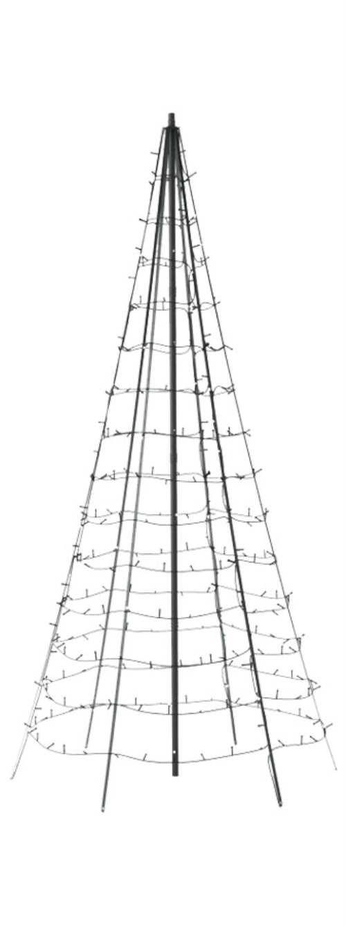 Twinkly Mast für Light Tree | Höhe: 6m | Farbe: Schwarz | IP44 |