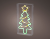 LED Neon Tannenbaum USB | HxBxT: 30x15x5cm | USB-Anschluss | grün/gelb | Zuleitung: 1,80m - Kabelfarbe: weiß | IP20 |