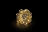 Batteriebetriebenes Geschenkspaket | gold | HxB: 20x20cm | warmweiß | IP44 | inkl. Timer: 6h on/18h off | Batterie: 3xAA exkl. |
