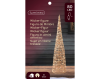 LED-Lichterbaum wicker S | H: 60cm | D: 18cm | 80 LEDs | warmweiß | Netzstecker mit 5m Zuleitung | Timer: 8h an, 16h aus | IP44 |