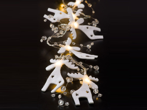 Rentier-Deko, LED-Kette - diese liebevoll gearbeiteten Wintertiere sind Ihre perfekten Begleiter in der Vorweihnachtszeit