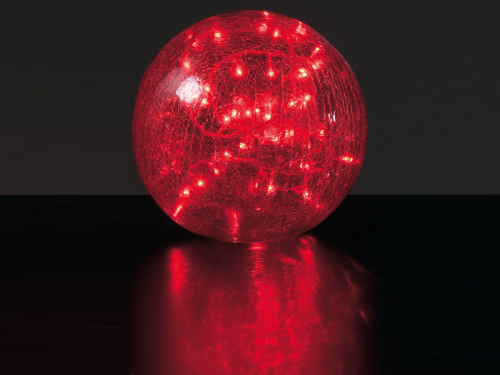 Leuchtkugel, rot, mittelgroß hervorragend für die Dekoration