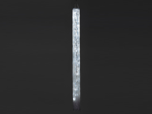 Lichtervorhang, weiß, schmal - bringt zauberhaften Glanz auf Ihre Verkaufsfläche