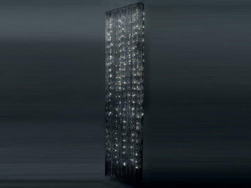 Perlenvorhang, schwarz - fasziniert durch seinen schillernden Perlmuttereffekt