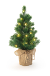 Batterie Topfbaum small | grün | warmweiß | 25 LEDs | H: 40cm / D: 15cm | indoor | Timer: 6h on / 18h off | Batterie: 3xAAA