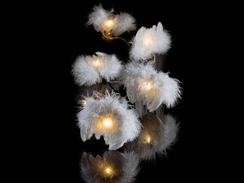 Himmlische Engelsflügelkette - schenkt Ihnen eine weiße Wolke von zarter Schönheit für daheim