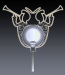 Engel – eisweiß – schmückt jede Laterne