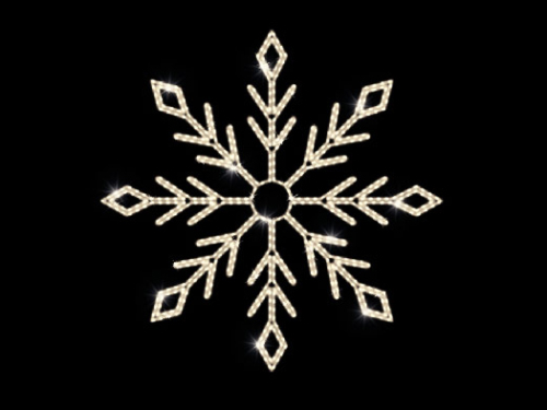 Rautenkristall – taucht Straßen in festlichen Glanz