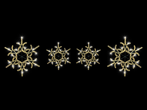 Schneekristallbanner – bringt winterlichen Glanz