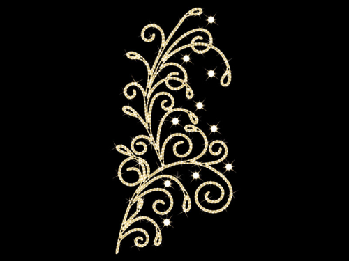 Geschwungener Zweig – sorgt für Winterstimmung